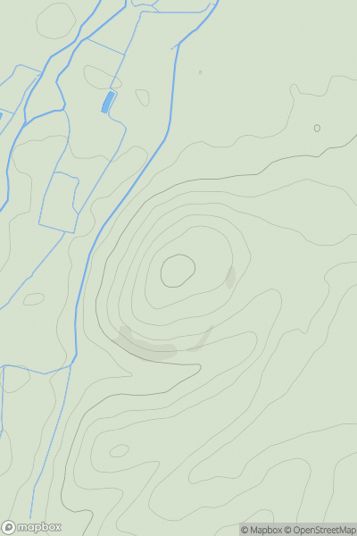 Thumbnail image for St Catherine's Hill [South East England] [SU484276] showing contour plot for surrounding peak